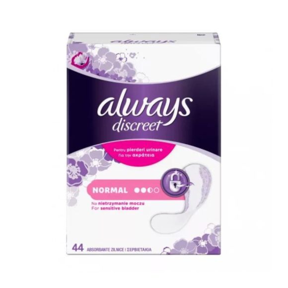 Always Discreet Liners Normal inkontinencia tisztasági betét (44 db)