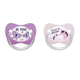 Nip Family latex játszócumi 0-6 hó 2 db (lányos)