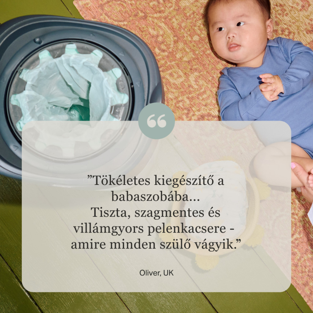 Tommee Tippee Twist&Click Sangenic pelenkatároló szemetes (kuka)