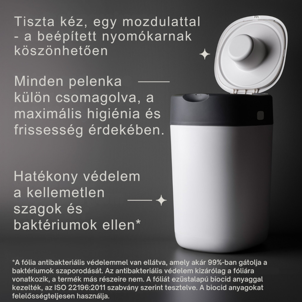 Tommee Tippee Twist&Click Sangenic pelenkatároló szemetes (kuka)