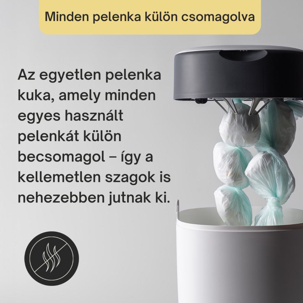 Tommee Tippee Twist&Click Sangenic pelenkatároló szemetes (kuka)