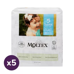   MOLTEX Pure&Nature öko pelenka, Junior 5, 11-16 kg HAVI PELENKACSOMAG 125 db