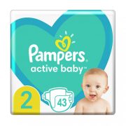 Pampers Active Baby pelenka, Mini 2, 4-8 kg, 43 db