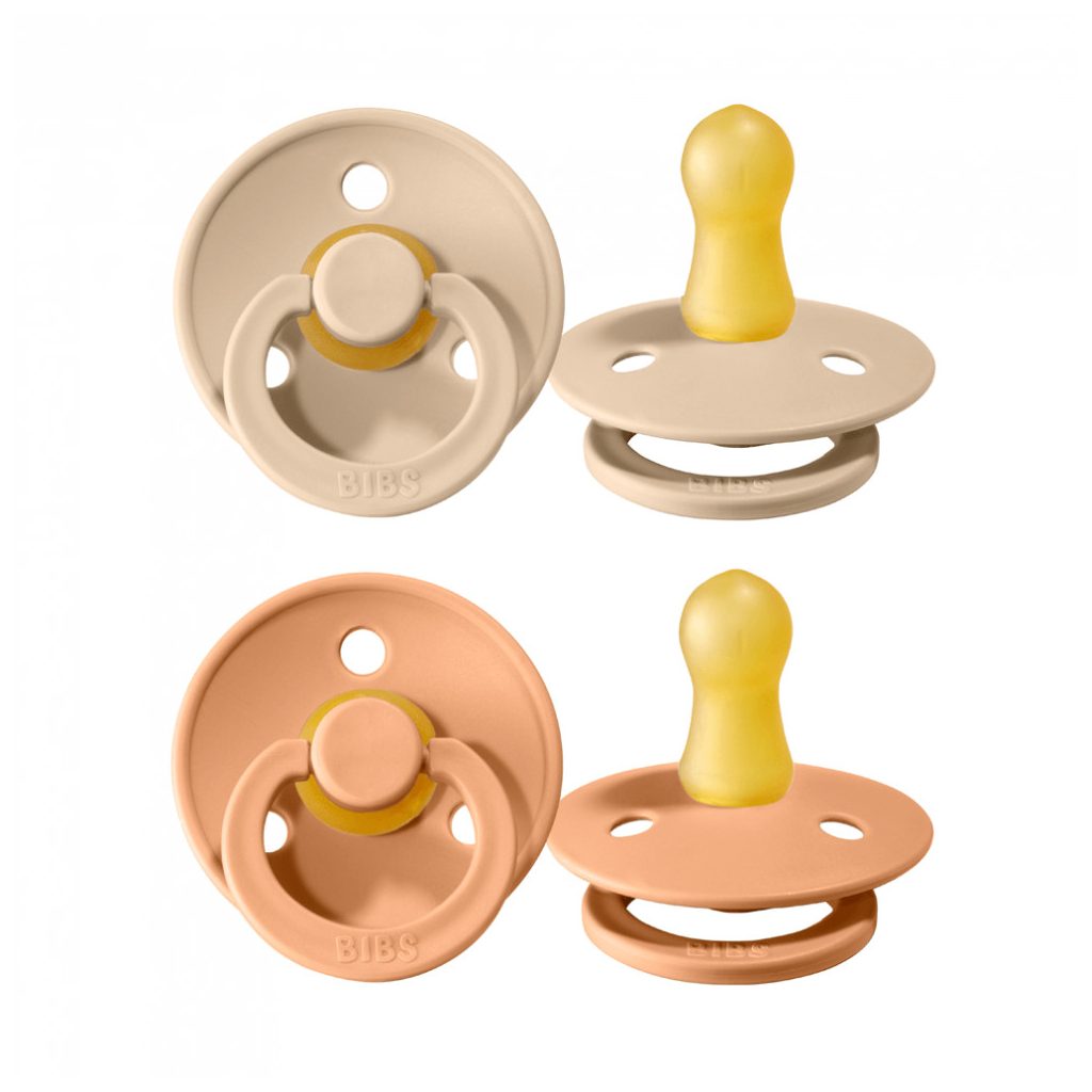 Bibs Colour cumi 0-6 hó, 2 db (vanília-barack)