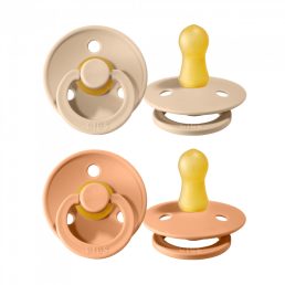 Bibs Colour cumi 0-6 hó, 2 db (vanília-barack)