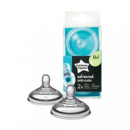   Tommee Tippee Advanced Anti-Colic etetőcumi, lassú folyású 0 hó+ (2db)
