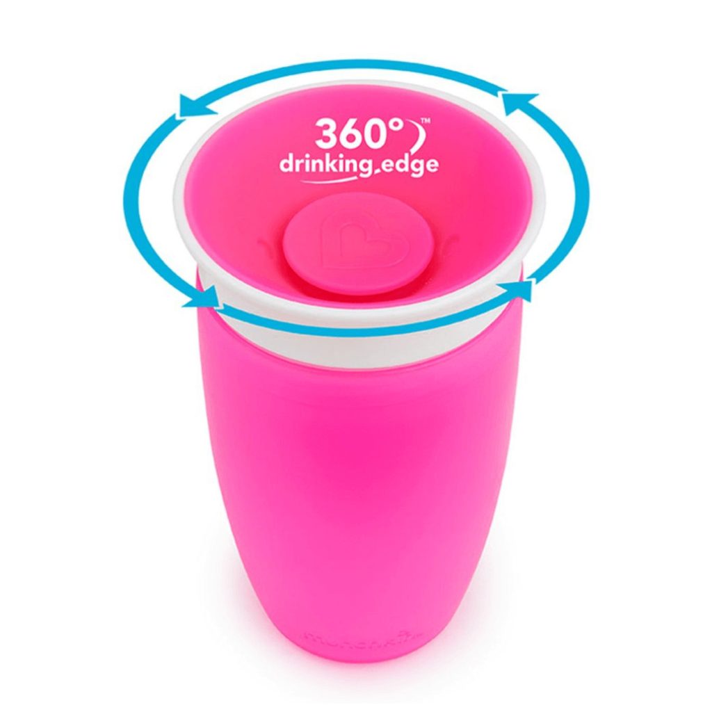 Munchkin Miracle Cup itatópohár, 296 ml (rózsaszín)