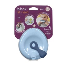   B.box újratölthető szilikon ételtároló tasak (pasztell kék)