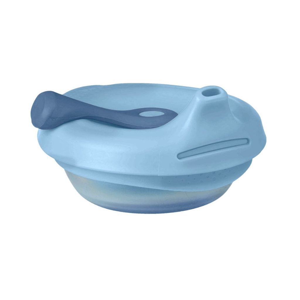 B.box újratölthető szilikon ételtároló tasak (pasztell kék)
