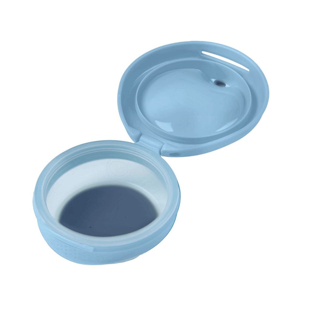 B.box újratölthető szilikon ételtároló tasak (pasztell kék)