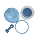 B.box újratölthető szilikon ételtároló tasak (pasztell kék)