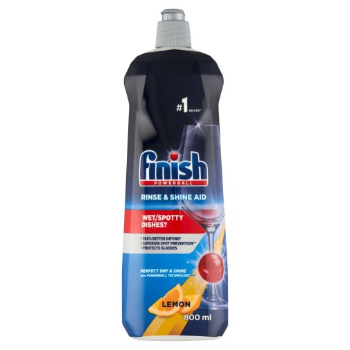 Finish Rinse&Shine Aid citromos mosogatógép öblítő (800 ml)