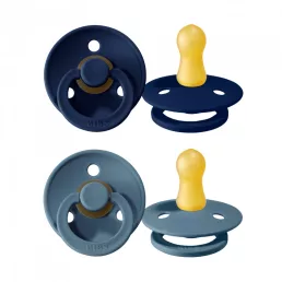 Bibs Colour cumi 0-6 hó, 2 db (tintakék-páva)