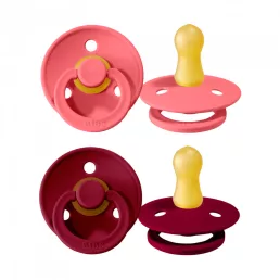 Bibs Colour cumi 0-6 hó, 2 db (korall-rubint)