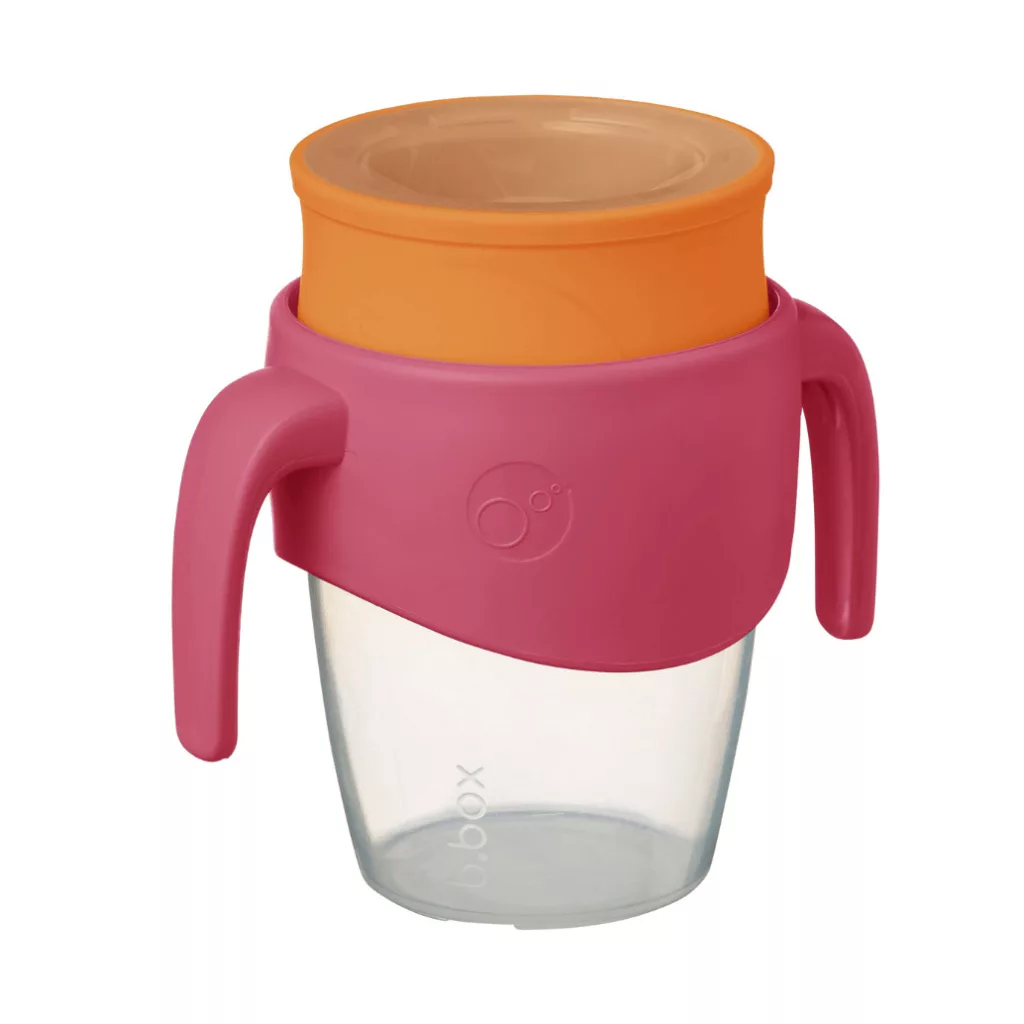 B.box 360° itatópohár 250 ml (eperpiros)
