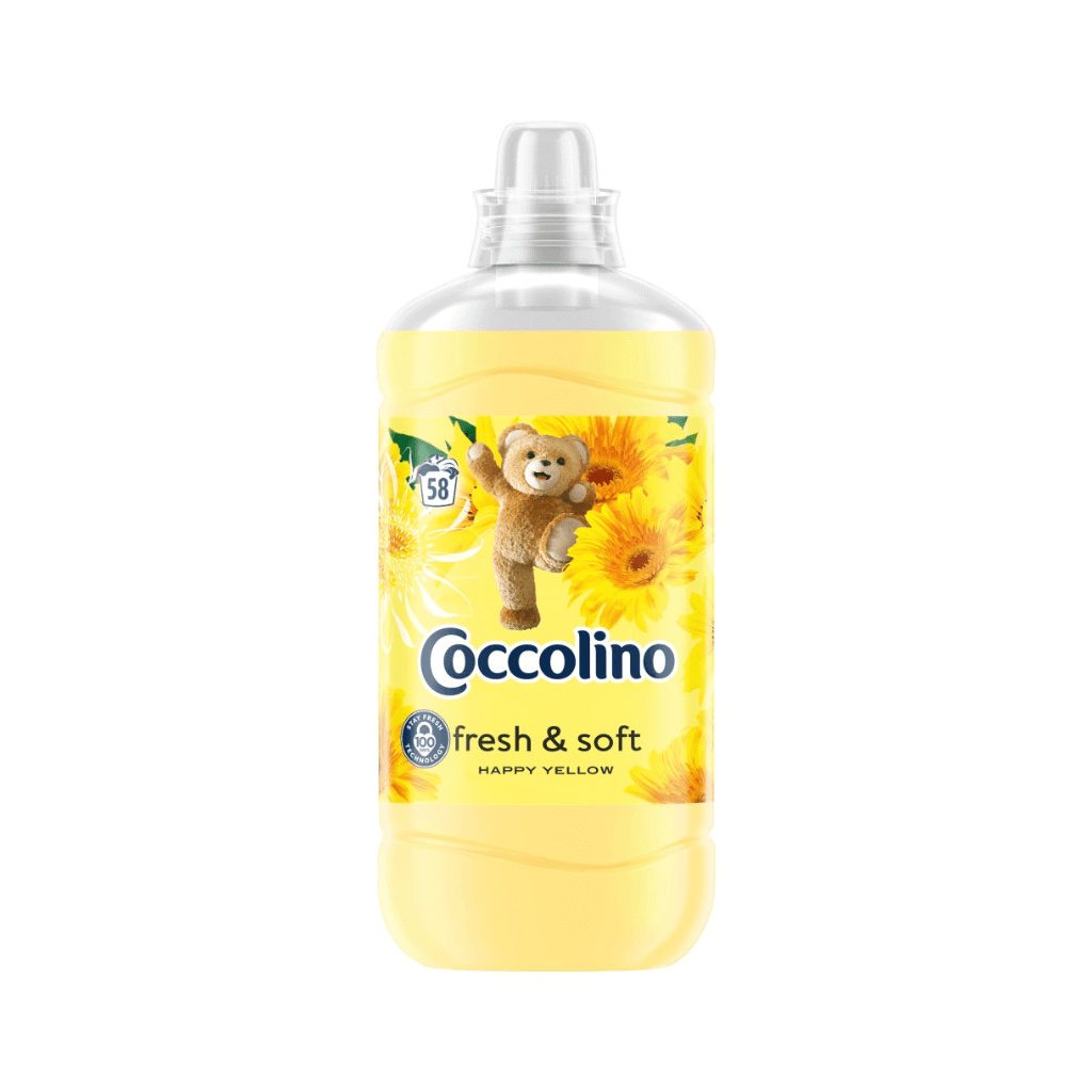 Coccolino Happy Yellow öblítőkoncentrátum (1450 ml)
