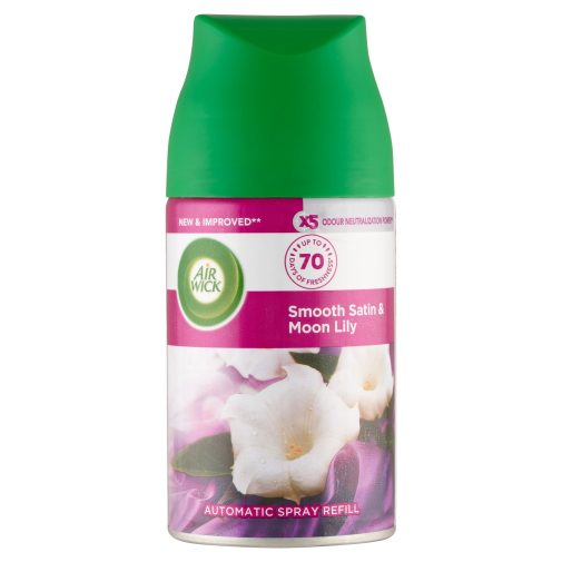 Air Wick Freshmatic Automata Légfrissítő spray utántöltő, Bársonyos Szatén és Éji Liliom (250 ml)