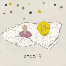 Bibs Colour cumi 6-18 hó (pasztellkék)