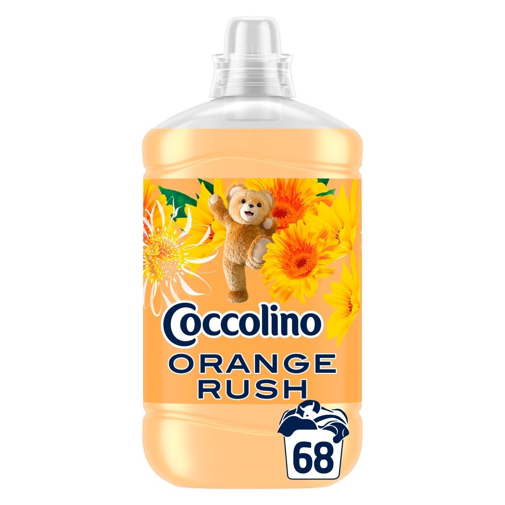 Coccolino Orange Rush öblítőkoncentrátum 1700 ml (68 mosás)