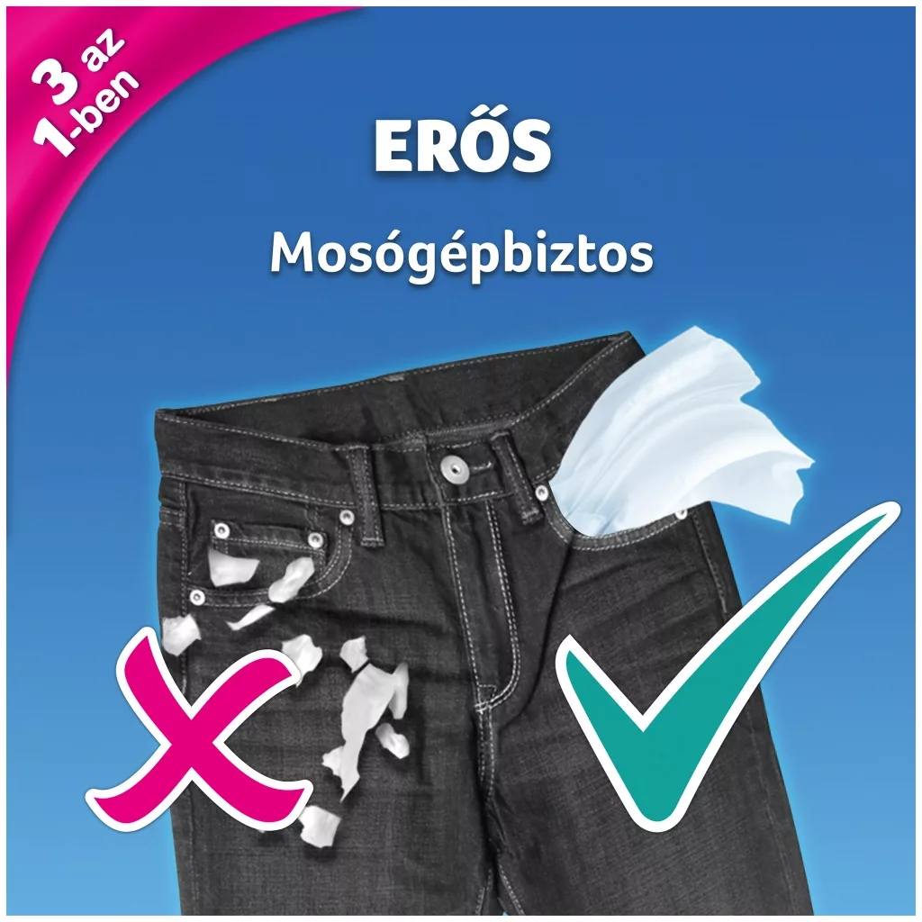 Zewa Softis Classic 4 rétegű papírzsebkendő (10x9 db)