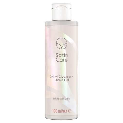 Gillette Venus Satin Care 2 az 1-ben bőrtisztító és borotvazselé (190 ml)