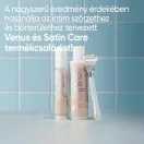 Gillette Venus Satin Care 2 az 1-ben bőrtisztító és borotvazselé (190 ml)