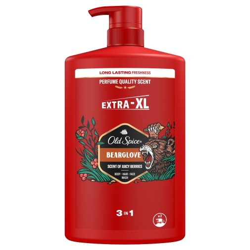Old Spice Bearglove 3 az 1-ben Tusfürdő és Sampon (1000 ml)