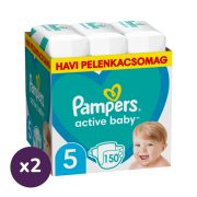 Pampers Active Baby pelenka, Junior 5, 11-16 kg, 1+1, 300 db