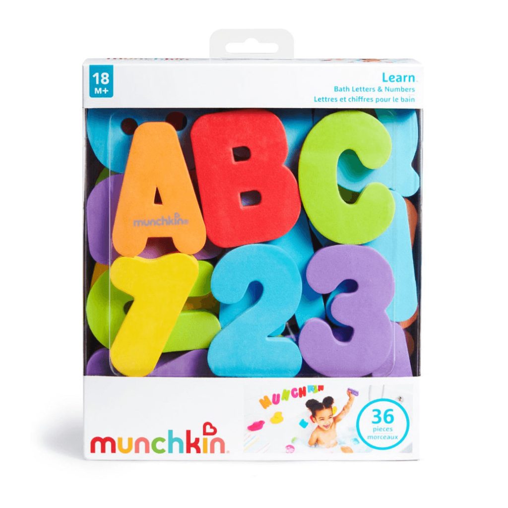 Munchkin Betűk és számok fürdőjáték