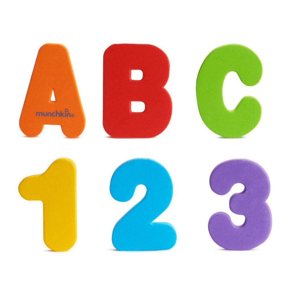 Munchkin Betűk és számok fürdőjáték