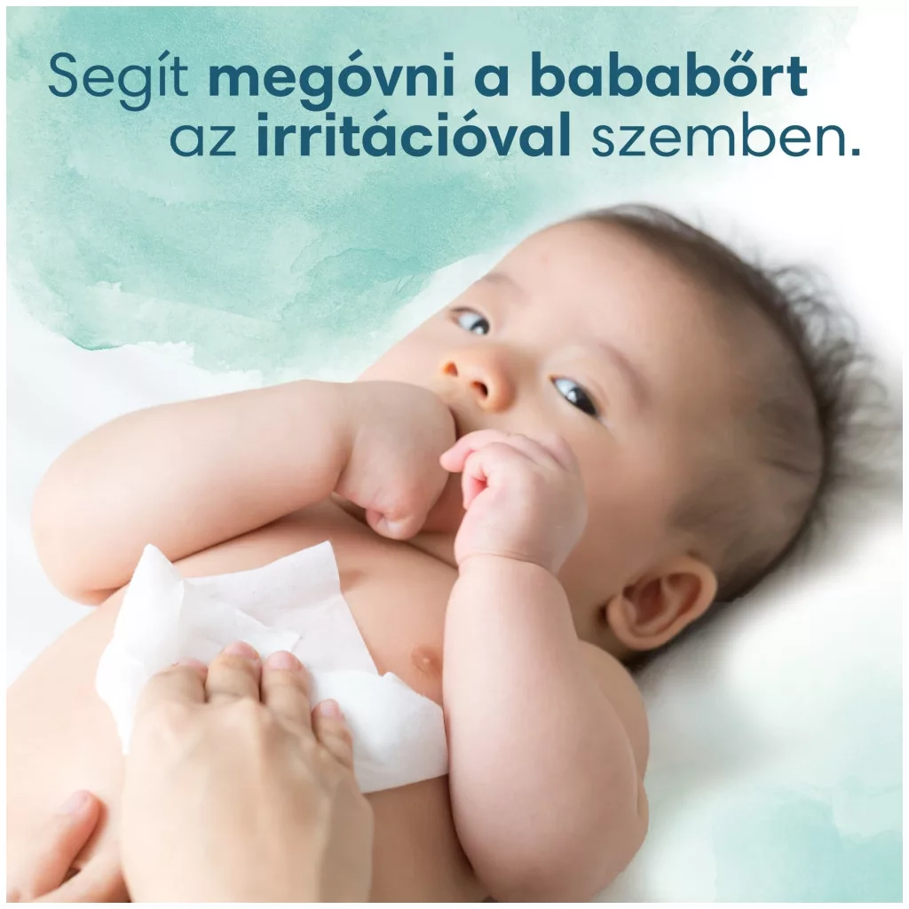 Pampers Harmonie Aqua Plastic Free műanyagmentes nedves törlőkendő (9x48 db)