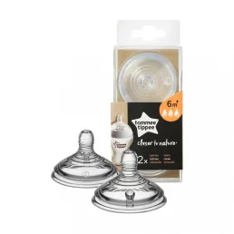 Tommee Tippee CTN etetőcumi, gyors folyású 6 hó+ (2 db)