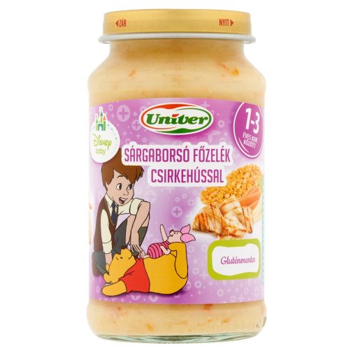 Univer sárgaborsófőzelék csirkehússal, 12 hó+ (220 g)