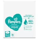 Pampers Harmonie Aqua Plastic Free műanyagmentes nedves törlőkendő (24x48 db)