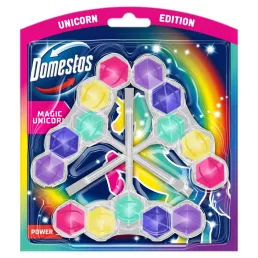 Domestos Power5 WC frissítő blokk, Magic Unicorn (3x50 g)