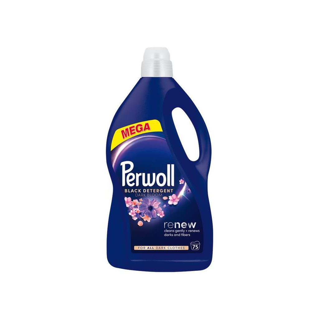 Perwoll Renew Dark Bloom finommosószer fekete és sötét textíliákhoz 3,75 liter (75 mosás)