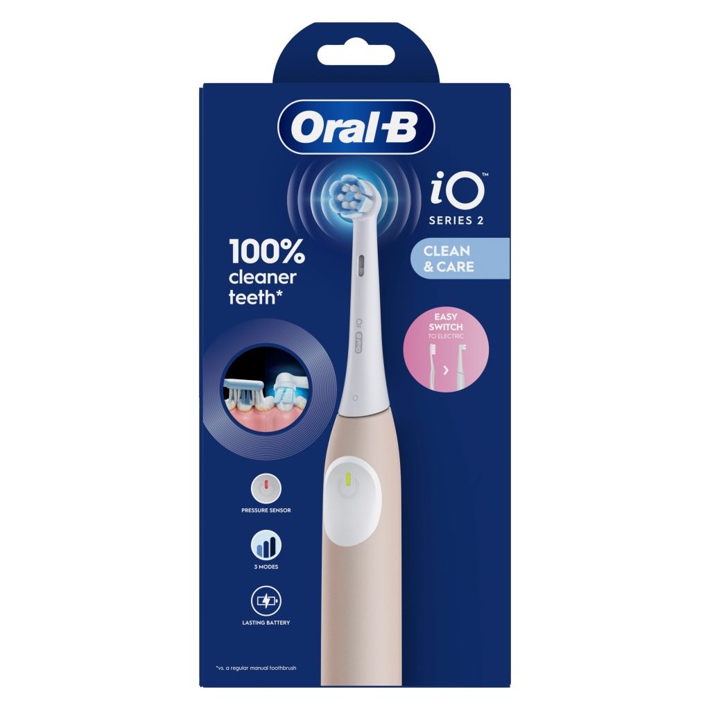 Oral-B iO2 Elektromos fogkefe, Calm pink