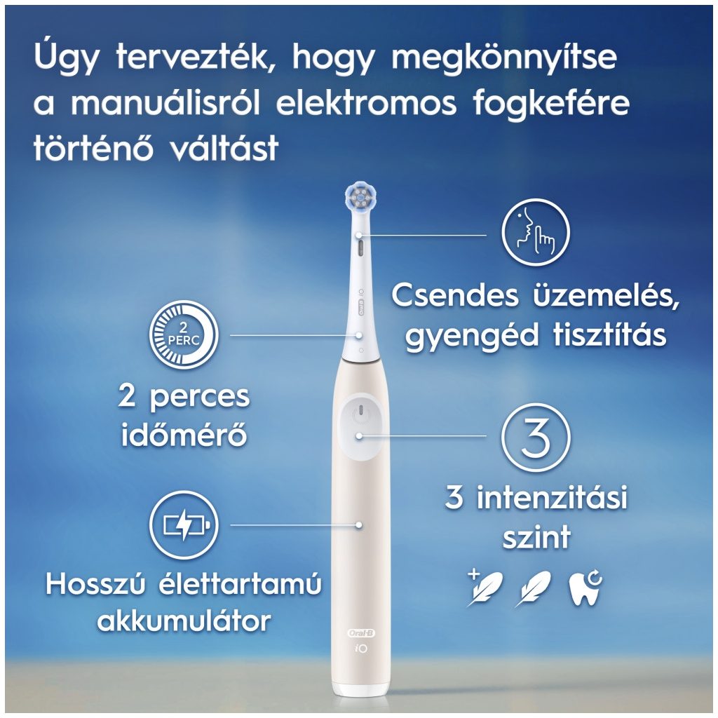Oral-B iO2 Elektromos fogkefe, Calm pink