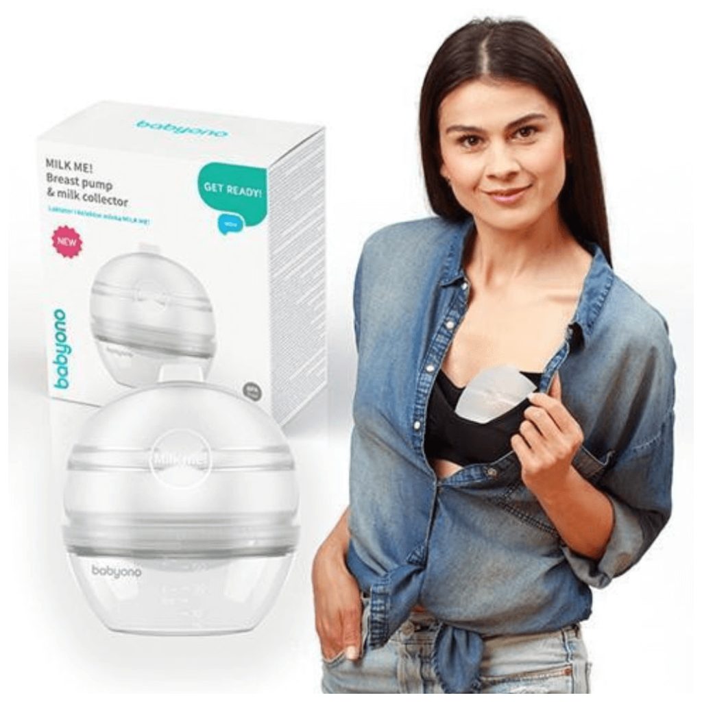 BabyOno tejgyűjtő kagyló MILK ME! - vákuumfunkcióval