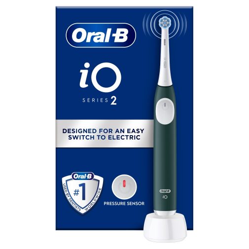 Oral-B iO2 Elektromos fogkefe, Erdőzöld (1 db)