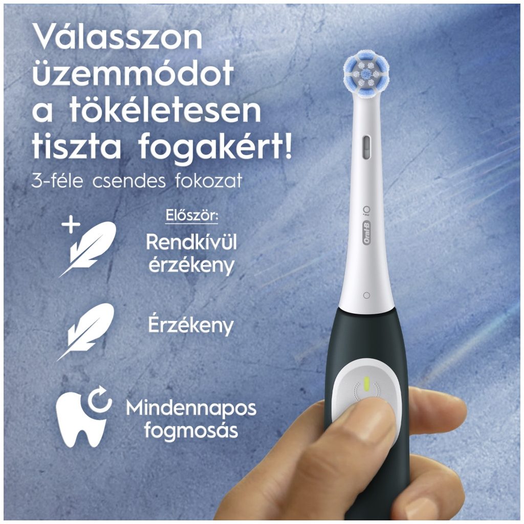Oral-B iO2 Elektromos fogkefe, Erdőzöld (1 db)