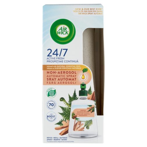 Air Wick Active Fresh készülék és utántöltő - Üde Szantálfa