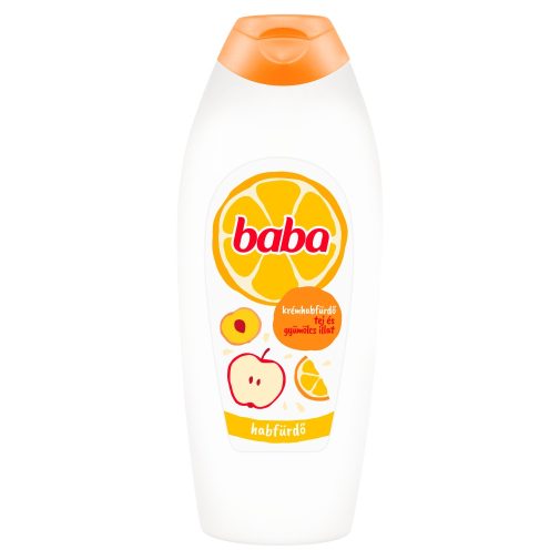 Baba habfürdő tej és gyümölcs illattal 750 ml