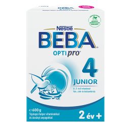   BEBA OptiPro 4 Junior tejalapú italpor vitaminokkal és ásványi anyagokkal 24 hó+ (600 g)