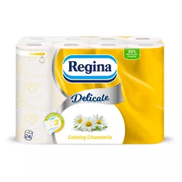   Regina Delicate Calming Chamomile toalettpapír 3 rétegű (24 tekercs)