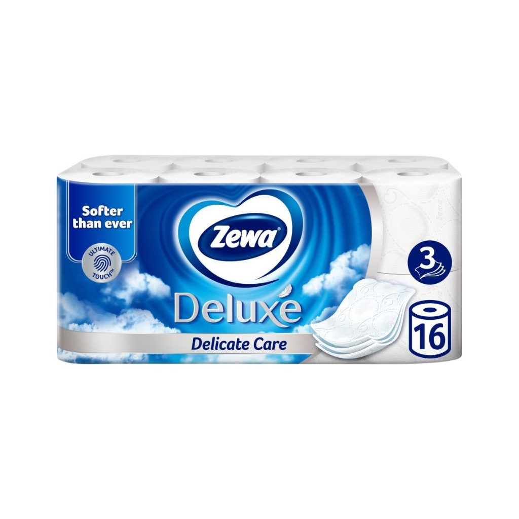 Zewa Deluxe Delicate Care toalettpapír 3 rétegű (16 tekercs)
