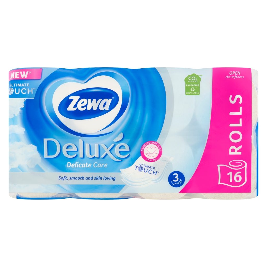 Zewa Deluxe Delicate Care toalettpapír 3 rétegű (16 tekercs)