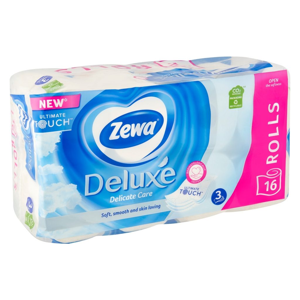 Zewa Deluxe Delicate Care toalettpapír 3 rétegű (16 tekercs)