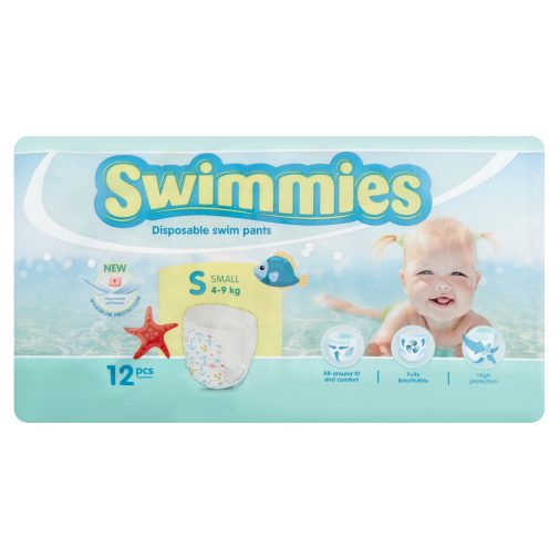 Swimmies úszópelenka S, 4-9 kg, 12 db