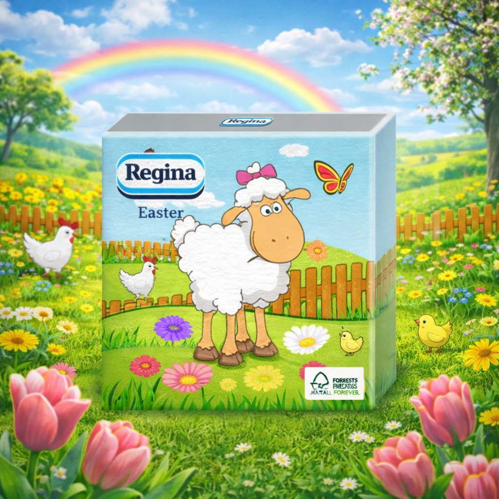Regina Easter 1 rétegű szalvéta (20 db)